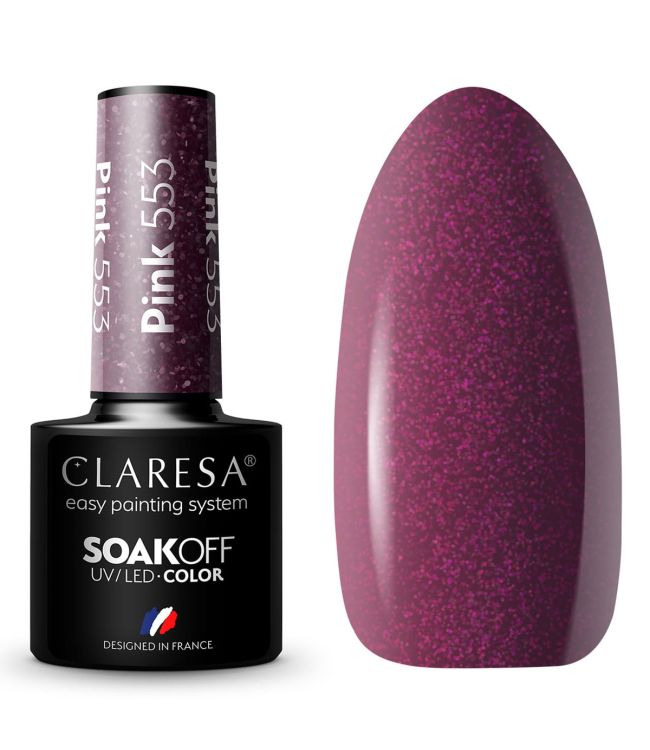 Claresa claresa uv led gellak 5ml pink 553 look