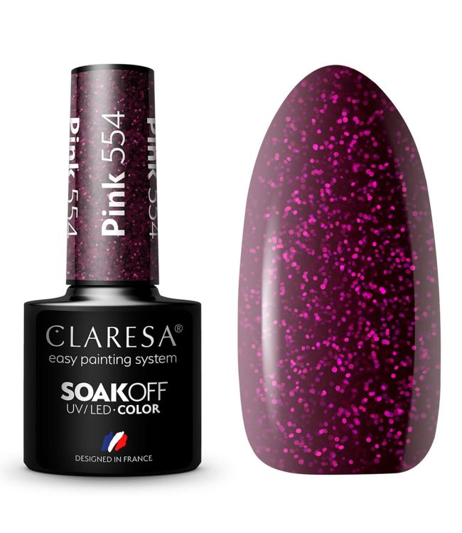 Claresa UV LED Gellak 5ml Pink 554 Tendi caldi