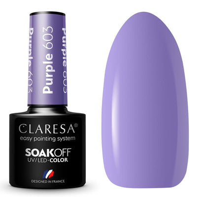 Claresa Claresa UV LED Gelak 5ml Purple 603 Funfair