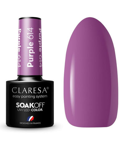 Claresa Claresa UV Led Gellak 5ml Purple 614 Funfair