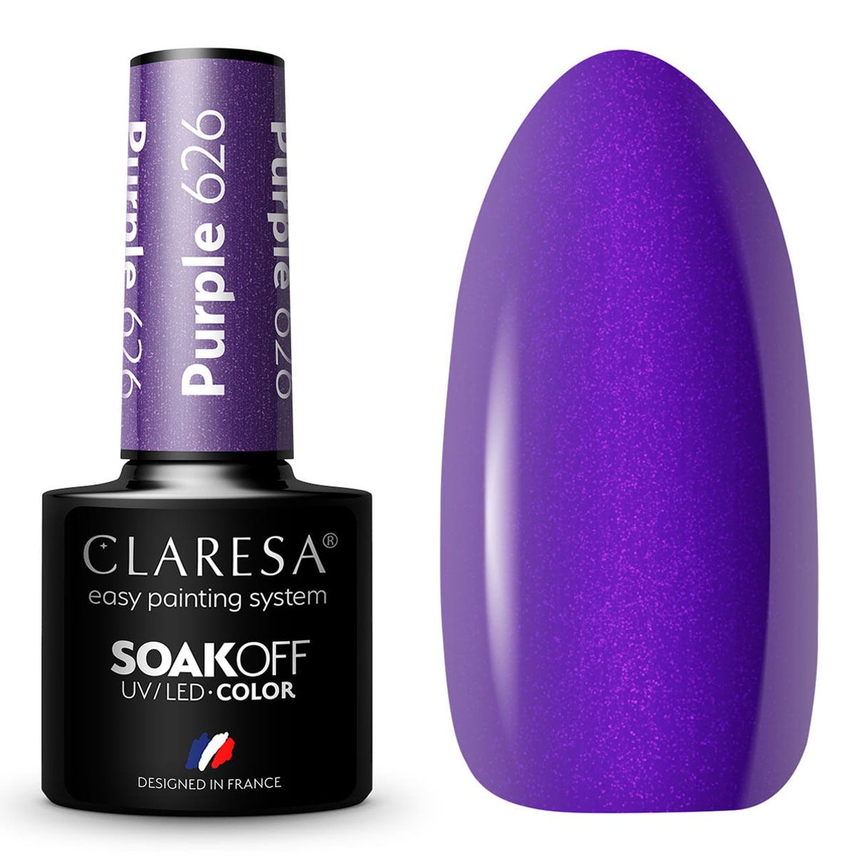Clarisa Claresa UV LED Gellak 5ml Purple 626