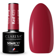 Claresa uv led gellak 5ml red 425 rainbow explosion - afbeelding 1
