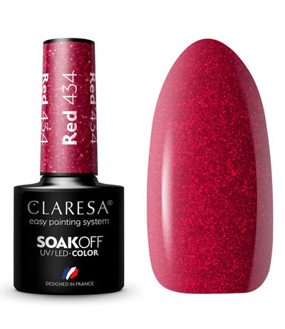 Clarisa Claresa UV LED Gellak 5ml Red 434 Sunny Garden