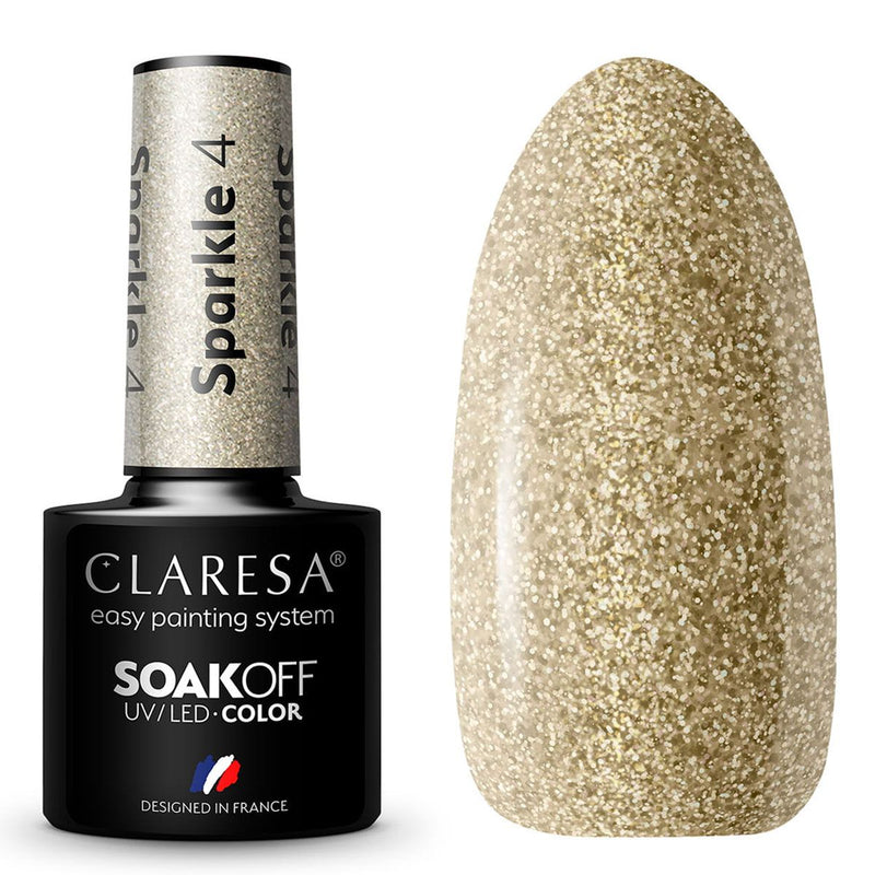 Claresa uv led gellak 5ml sparkle 4