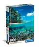 Clementoni puzzle 1000 pezzi paradiso estivo compatto | 2 pezzi