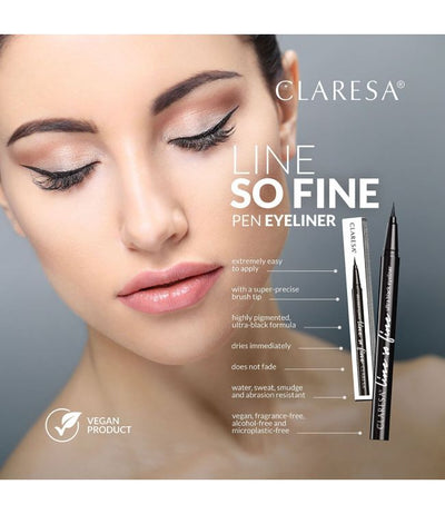 Claresa Claresa Line così fine Eyeliner Pen Black