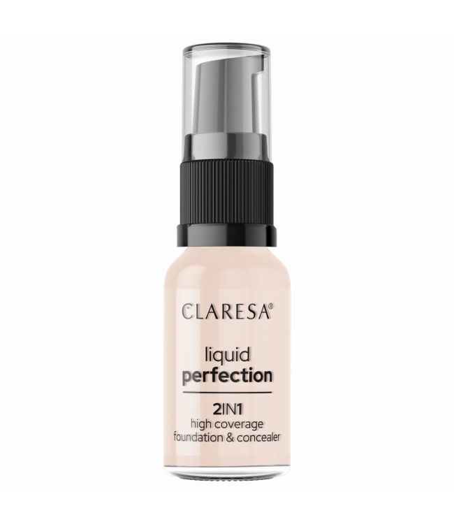 Claresa Claresa Liquid Perfection 2-in-1 corrector y base 101 Light 18gr.