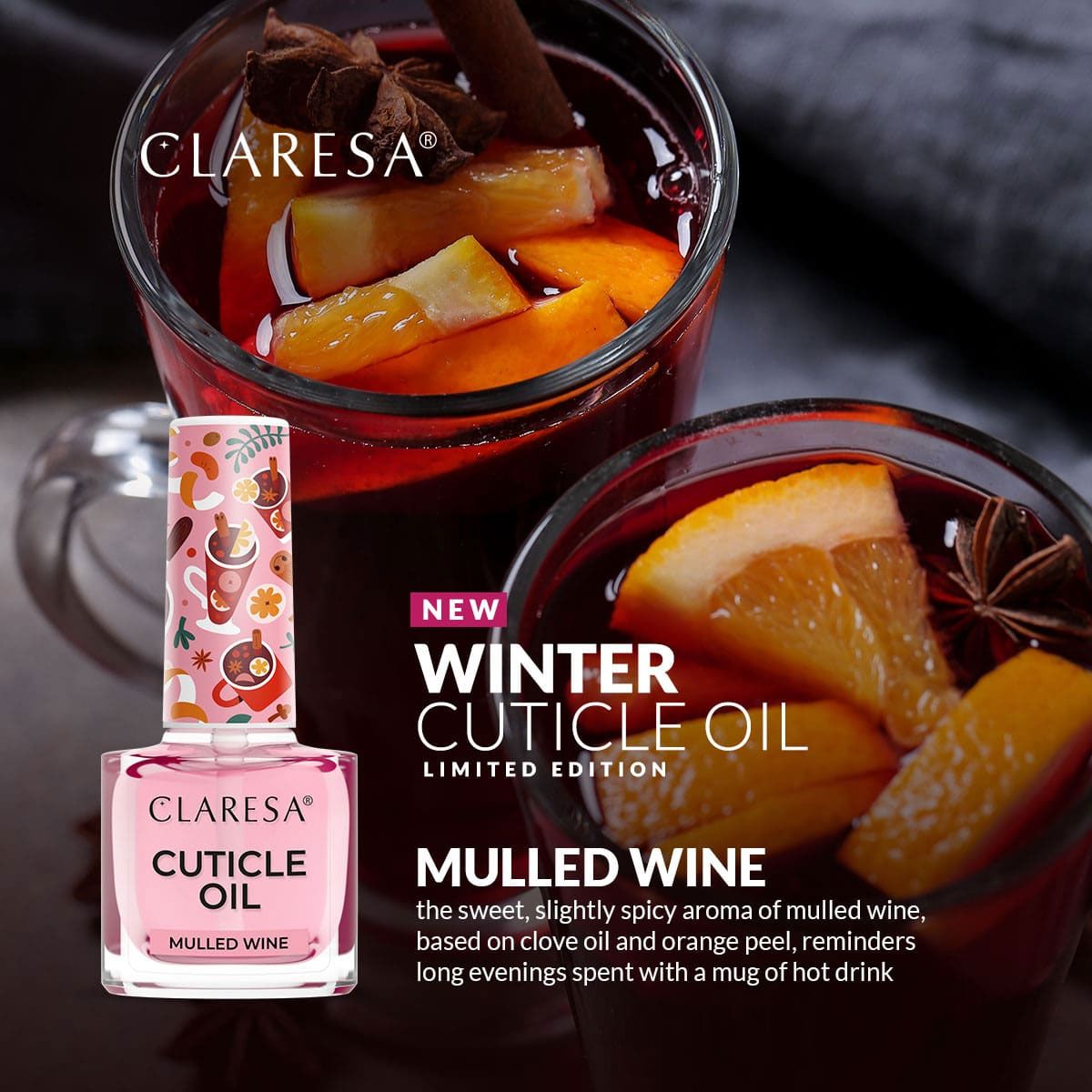 Claresa Claresa Cutícula Aceite Mulled Wine 5 ml