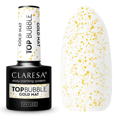 Clarisa Claresa top coat bolla tappetini Gold no wipe 5ml
