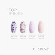 Claresa top coat bubble black mat no wipe 5ml - afbeelding 3