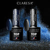 Claresa top coat no wipe glitter blue 5ml