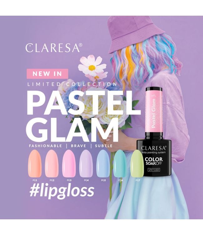 ClareSa Claresa UV LED Gellak Glam pastello da 5 ml 1
