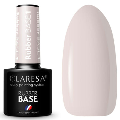 Claresa Claresa Base in gomma Cappotto 5 ml 1