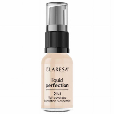 Claresa Claresa Liquid Perfection 2 in 1 Concettore e Fondazione 101.5 Vanilla 18gr.