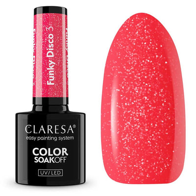 Claresa Claresa UV LED Gellak 5ml Funky Disco 3 Coral Twist
