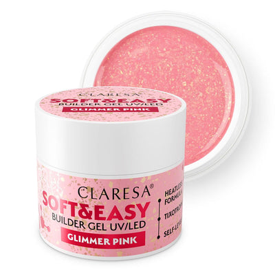 Claresa Claresa Keratin Soft Easy Builder Gel Glimmer Pink 90gr.