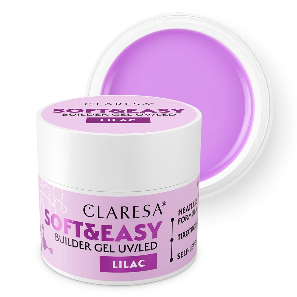Claresa Claresa Keratin Soft Easy Builder Gel Lilac 45GR.