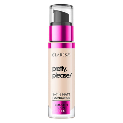 Clarisa Clarisa Satin Matt Foundation Pretty, per favore! 02 Luce 34gr.