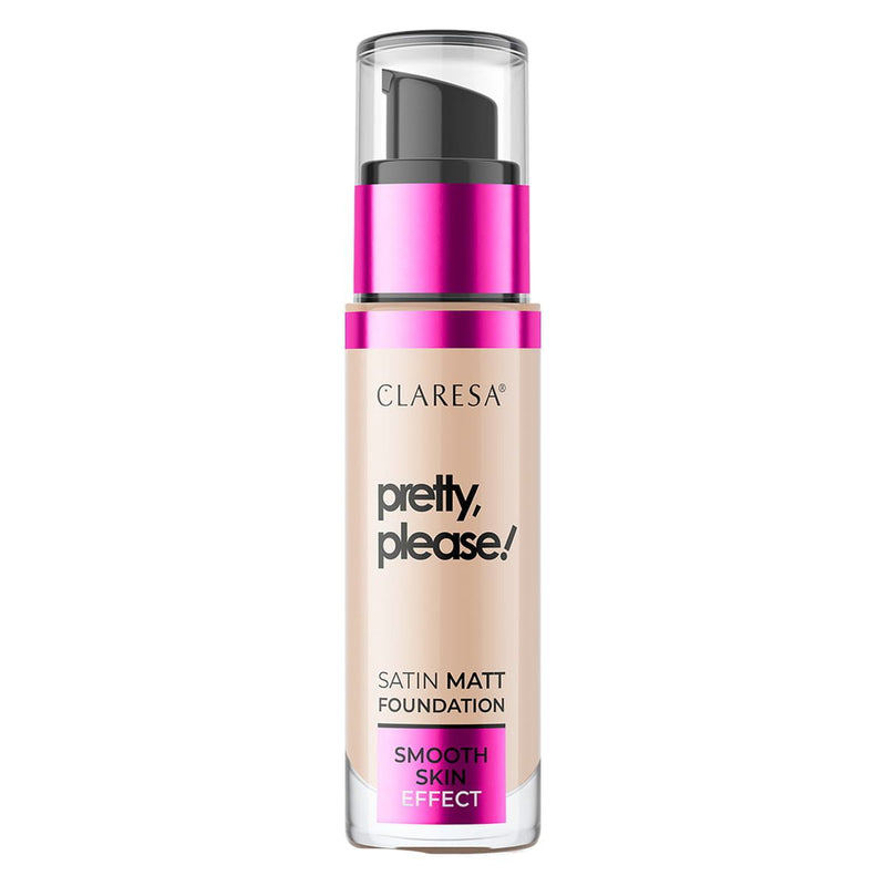 Clarisa Clarisa Satin Matt Foundation Pretty, per favore! 05 Medium profondo 34gr.