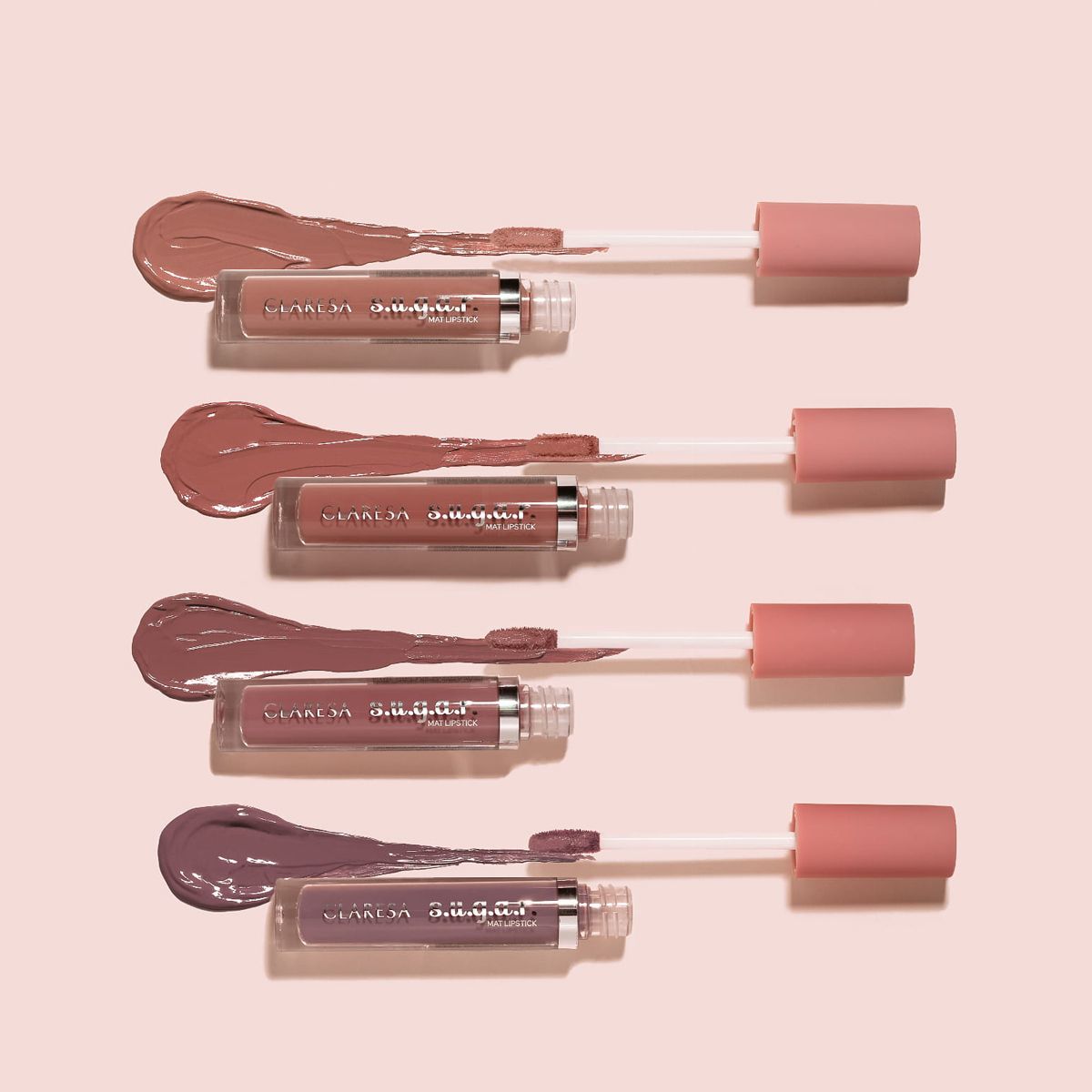 Claresa matte liquid lipstick s.u.g.a.r. 01 honey 5ml