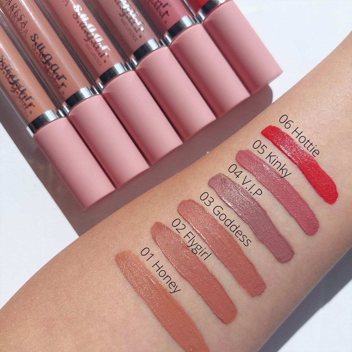 Claresa Claresa Matte Liquid Lipstick S.U.G.A.R. 04 VIP 5 ml