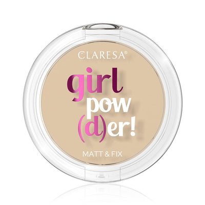 Claresa Claresa Girl Pow (D) er! Matt Fix Pressed Powder 02 Natural Beige 12gr.