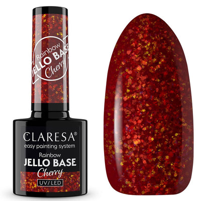 Claresa Claresa Rainbow Jello Base Coat Cherry 5ml