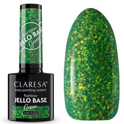 Claresa Claresa Rainbow Jello Base Coat Green 5ml