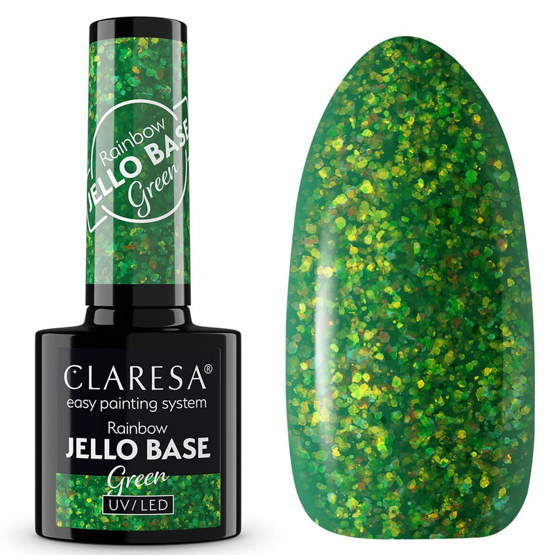 Claresa Claresa Rainbow Jello Base Coat verde 5 ml
