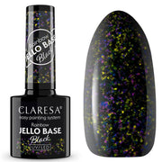 Claresa rainbow jello base coat black 5ml - afbeelding 1