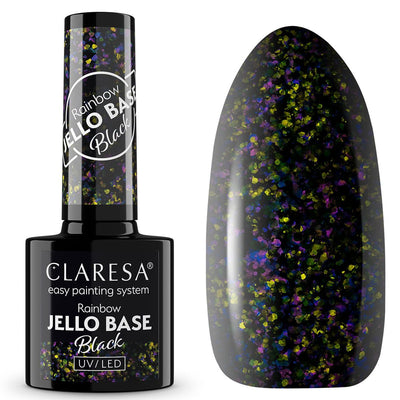 Claresa Claresa Rainbow Jello Base Coat nero 5ml