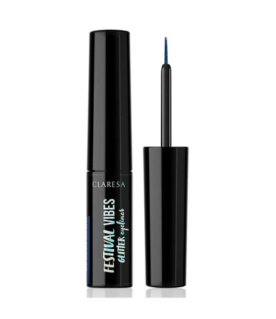 Claresa Festival Vibes glitter Eyeliner 02 BlueGlow 4GR.