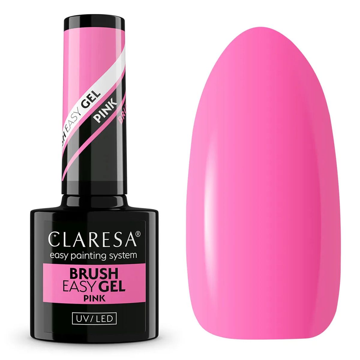 Claresa Brush Easy Gel Pink 5Ml