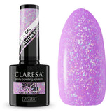 Pannello ClareSa Easy Gel Glitter Violet 5ml - afbeelding 1