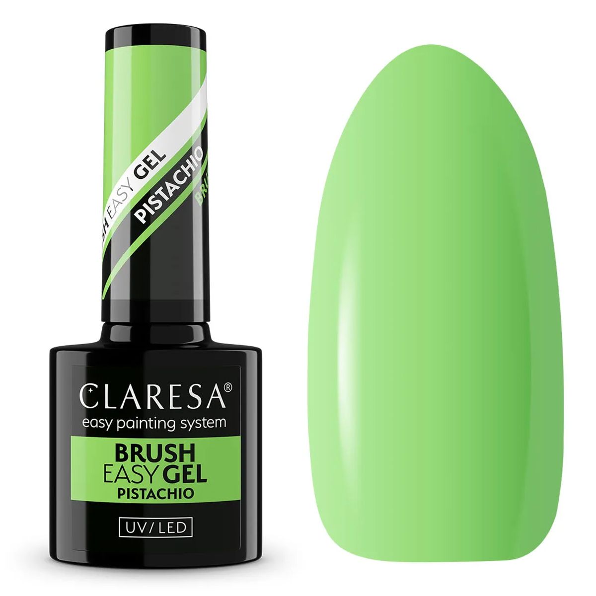 Claresa Brush Easy Gel Pistacchio 5ml