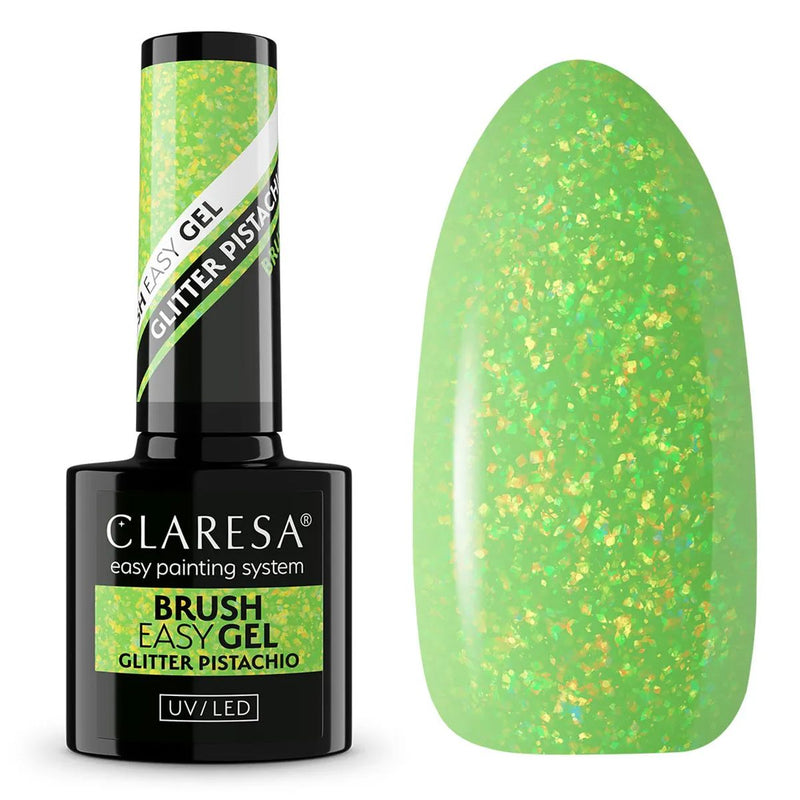 Pannello ClareSa Easy Gel Glitter Pistacchio 5ml