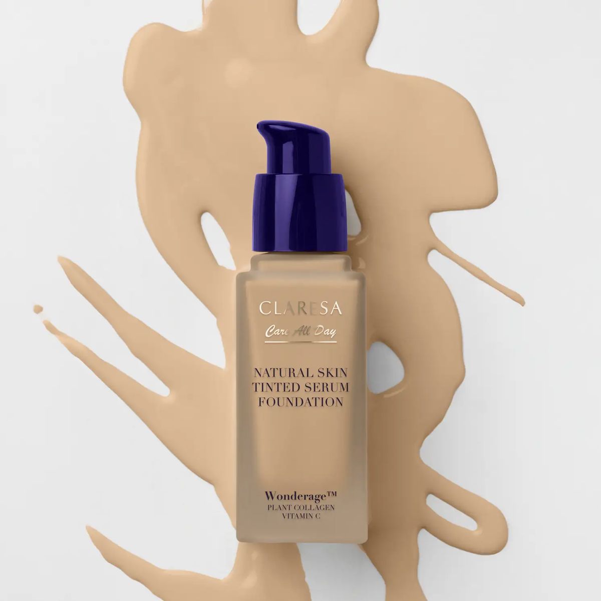 Fondazione sierica tinta della pelle naturale naturale 2wo medio oliva 32 ml
