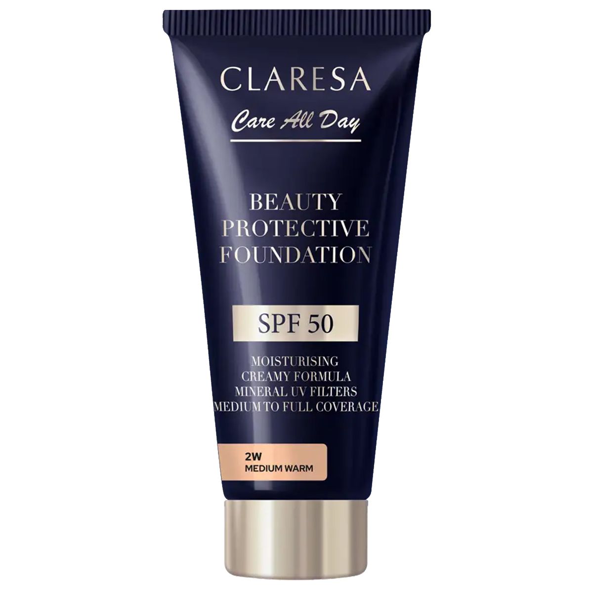 Clarisa Beauty Protective Foundation SPF 50 2W Medio caldo 30ml