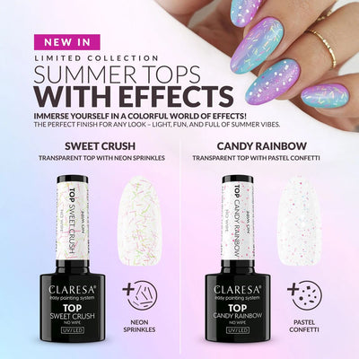 Top coat Claresa no wipe sweet cotti 5ml