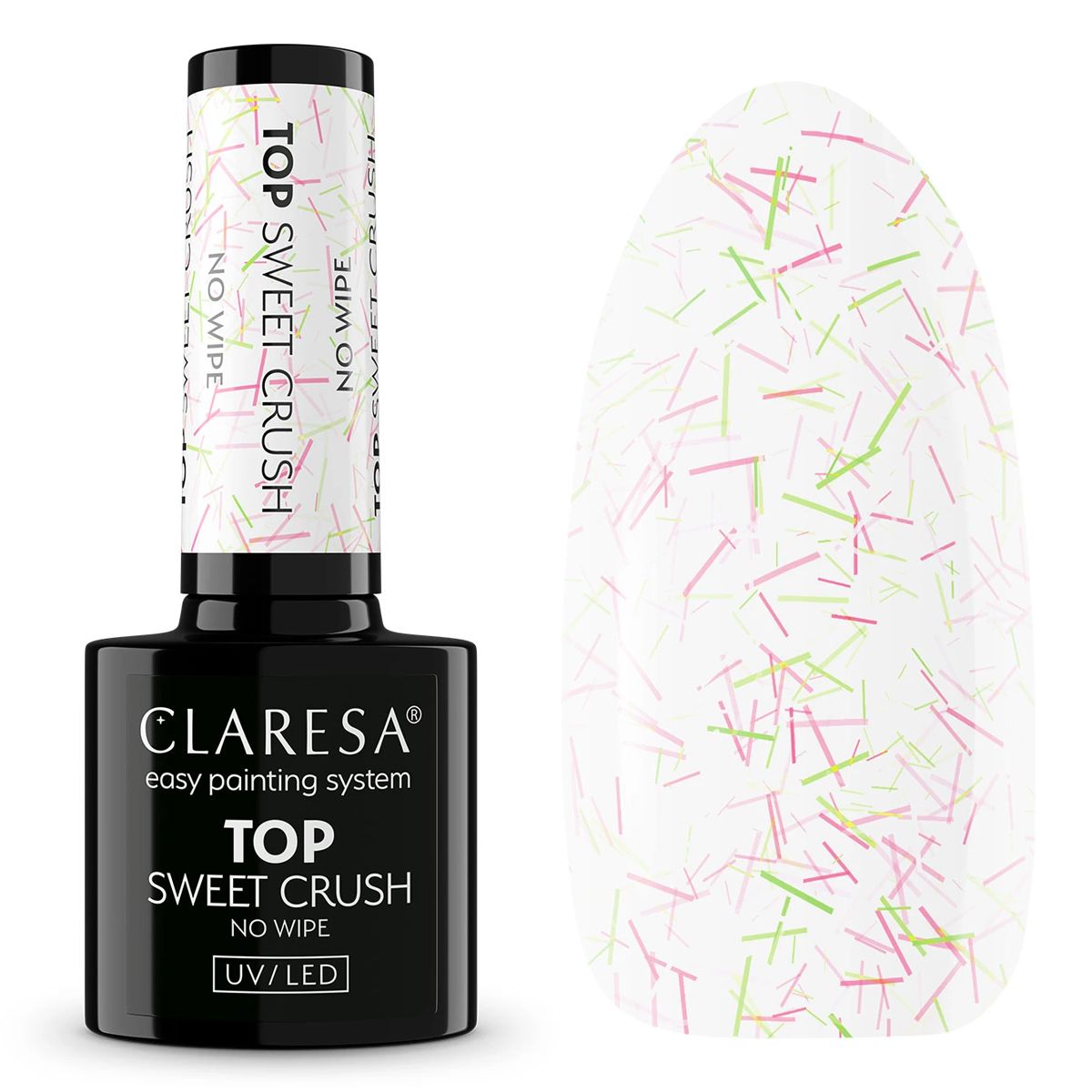 Top coat Claresa no wipe sweet cotti 5ml