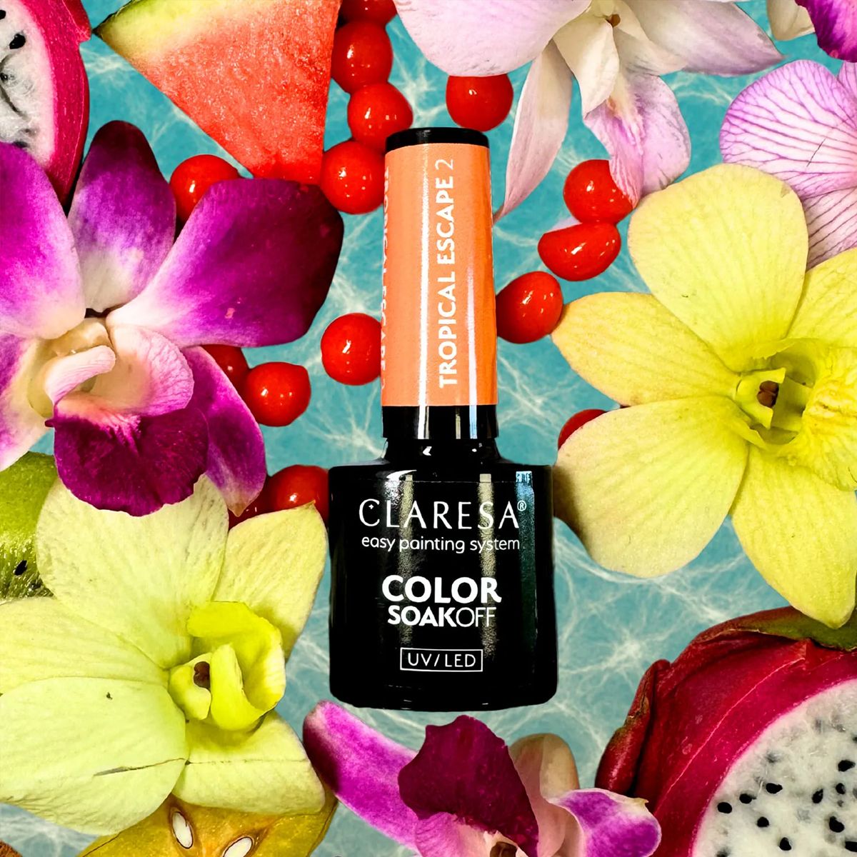 Claresa UV lideró a Gelak 5ml Escape tropical 2