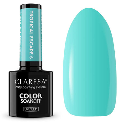 Claresa UV lideró a Gelak 5ml Escape tropical 6