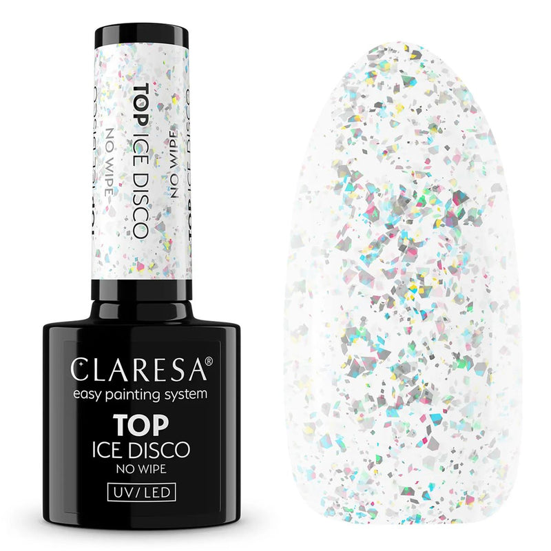 Claresa top coat sin toallita ice disco 5ml