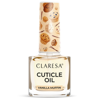 Muffin alla vaniglia con olio per cuticole Claresa 5ml