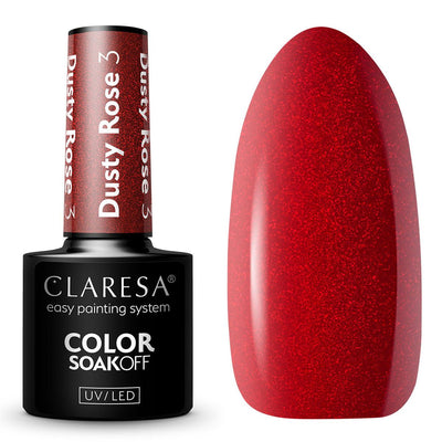ClareSa Claresa UV LED Gellak 5ml Dusty Rose 3