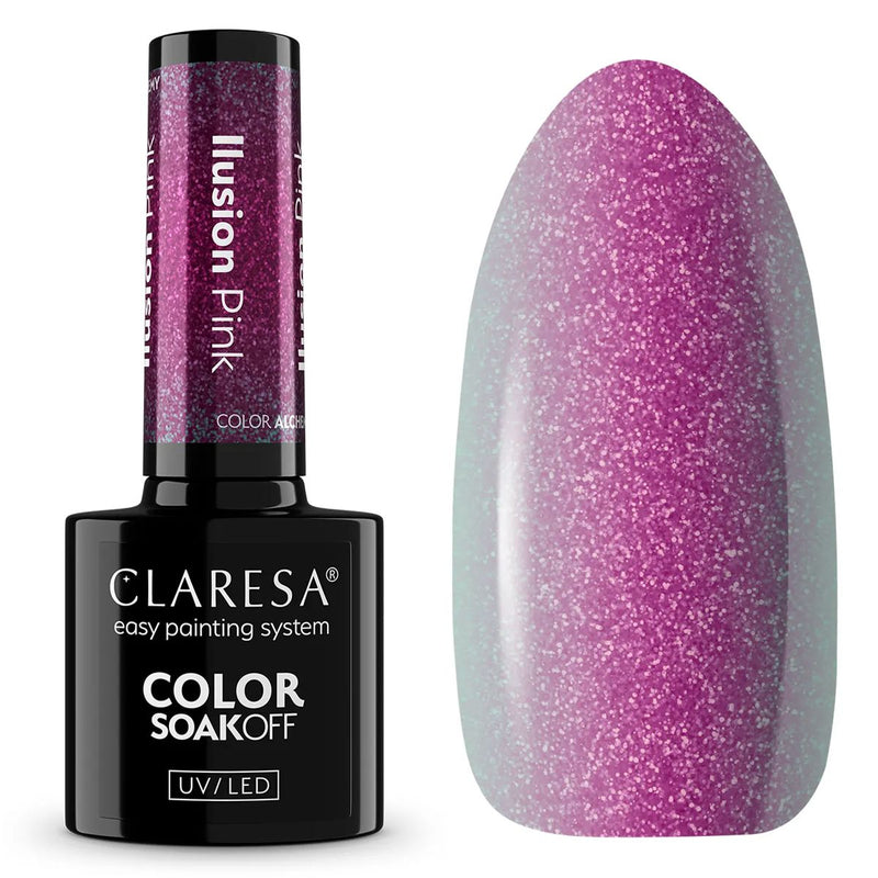Smalto gel uv led Claresa 5ml color alchemy - rosa illusione