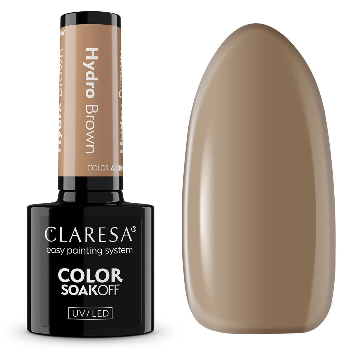 Smalto gel uv led Claresa 5ml color alchemy - idro marrone