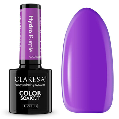 Claresa esmalte en gel uv led 5ml color alchemy - hidro violeta