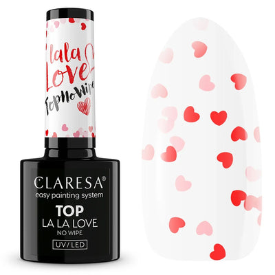 Top coat Claresa no wipe la la love 5ml