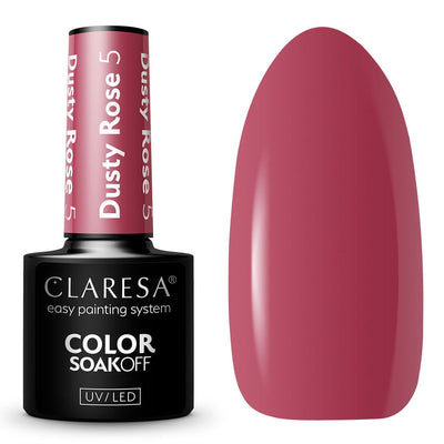 ClareSa Claresa UV LED Gellak 5ml Dusty Rose 5